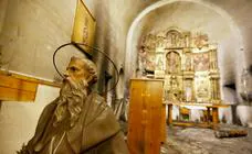 Un incendio daña el retablo mayor de la Iglesia de Santa Marina de Balboa, declarada BIC