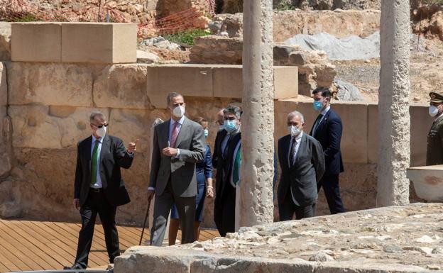 El Rey inaugura el Museo del Foro Romano de Cartagena