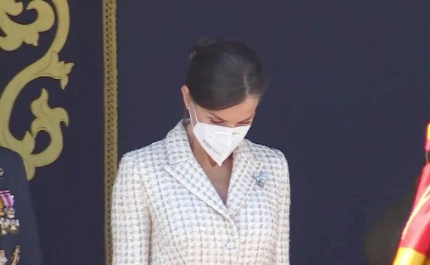 La Reina Letizia, espectacular con el vestido del bautizo de la Princesa Leonor