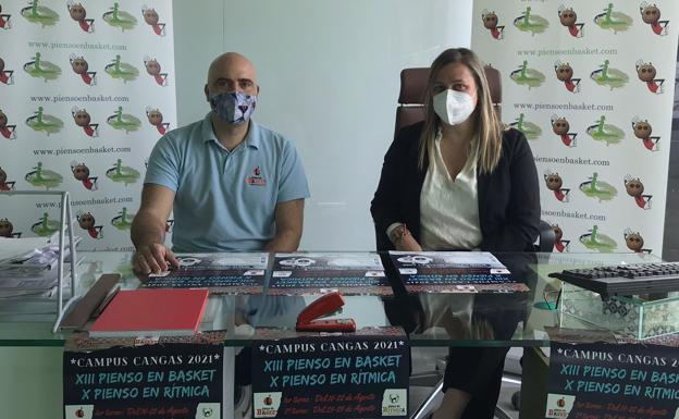 Inglés y deporte en los campus 'Pienso en Basket' y 'Pienso en Rítmica'