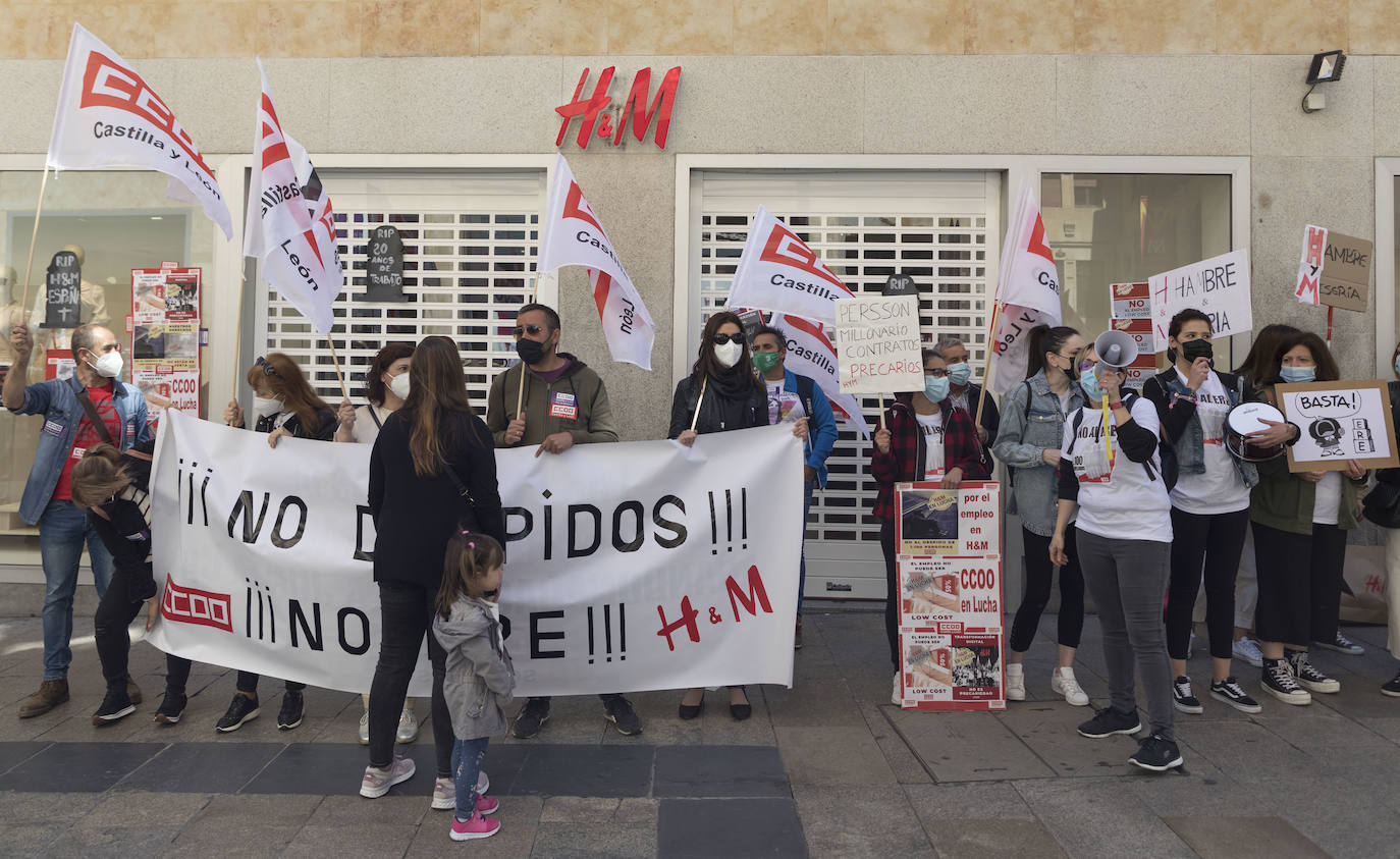 Los trabajadores de H&M salmantinos, contra el Ere