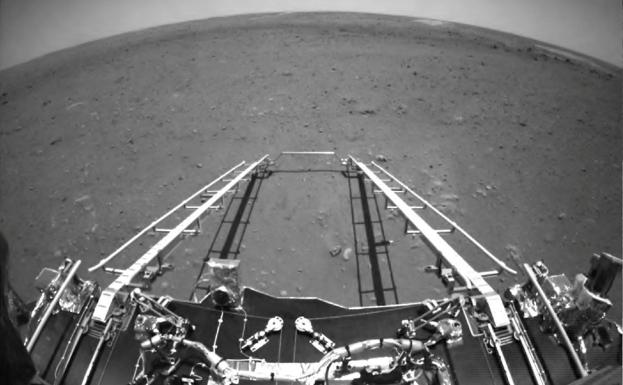 China despliega su rover en Marte