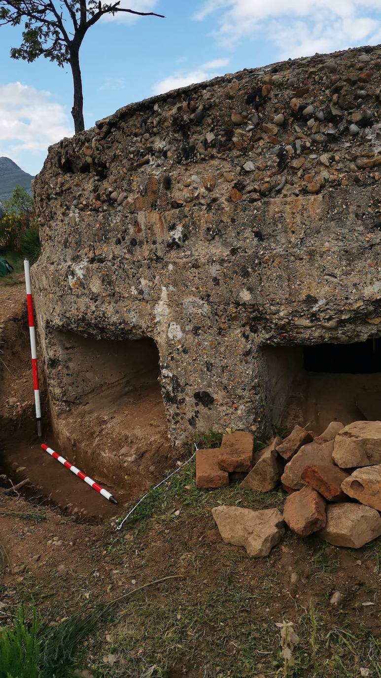 Nido de ametralladoras en Matallana