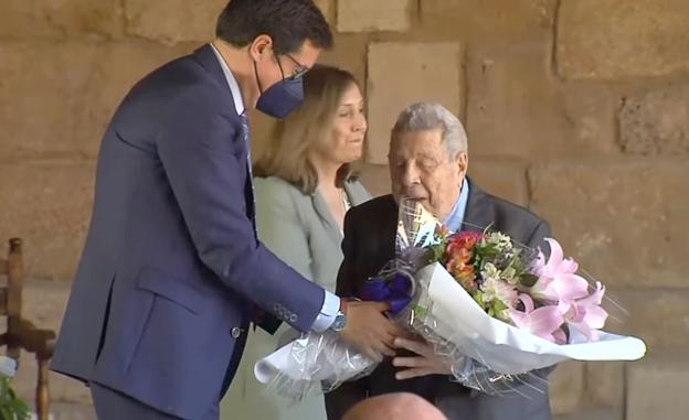 Homenaje al último superviviente de la prisión de San Marcos: «Pido cordura y sensatez para que no se repita nunca más»