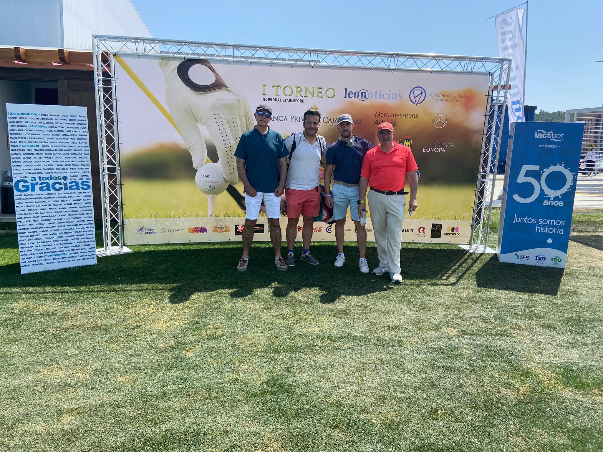 El photocall del I Torneo de Golf leonoticias