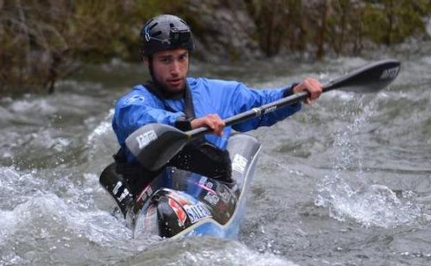 Guillermo Fidalgo, campeón de España del K1 en las renovadas aguas bravas de Sabero