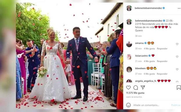 Belén Esteban celebra su segundo aniversario de boda