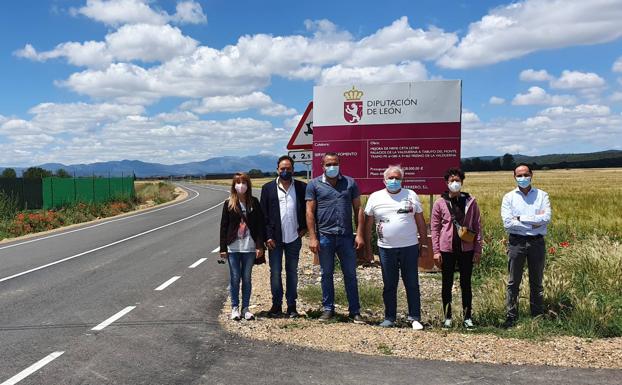 La Diputación invierte 1,1 millón en la carretera a Genicera y el tramo entre Fresno de la Valduerna y Robledino