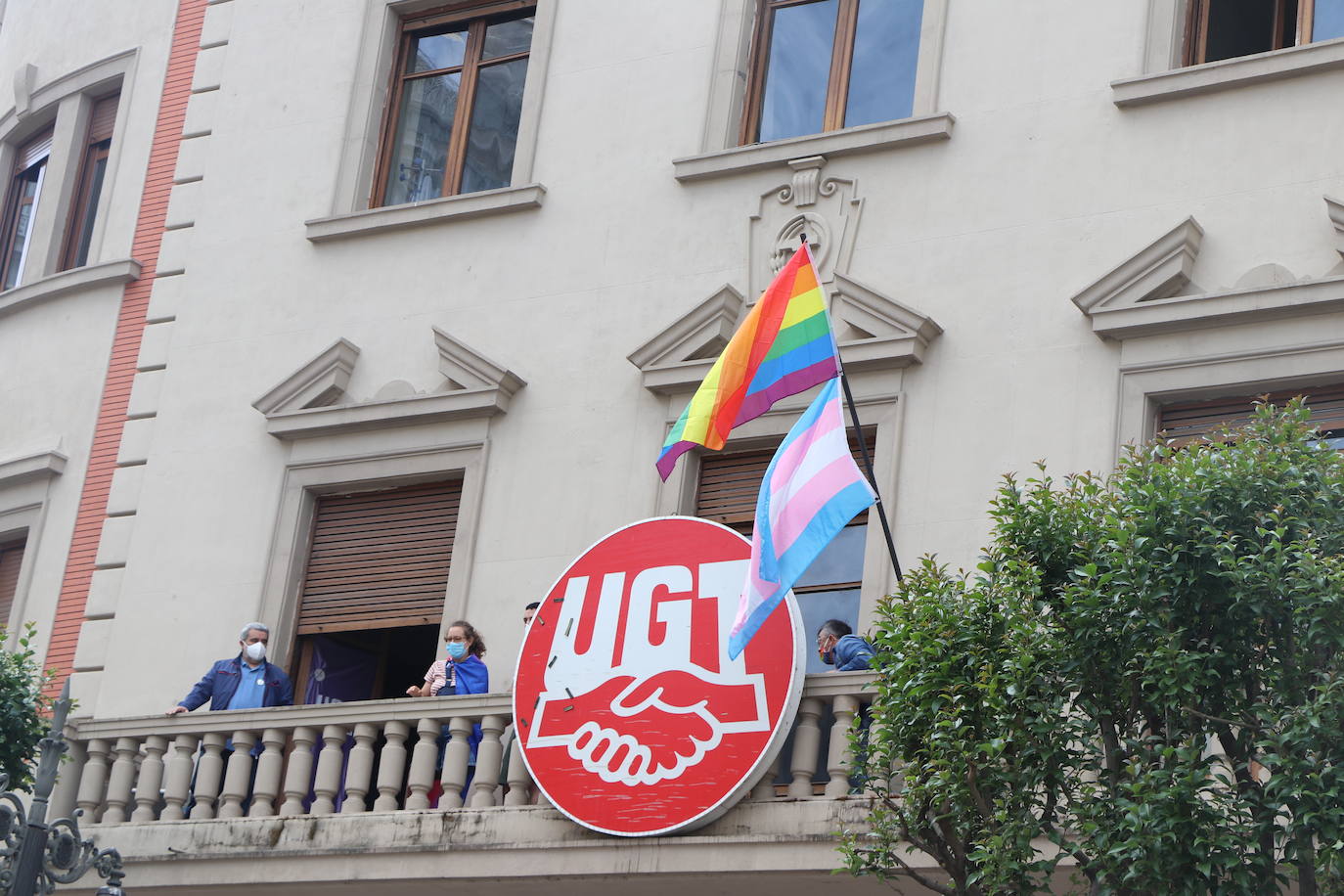 Manifestación del día del orgullo en León