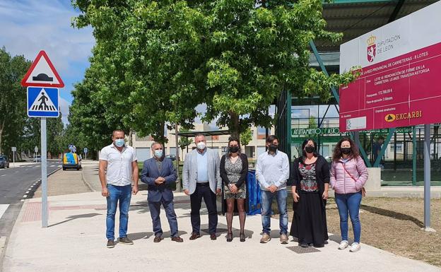 La Diputación de León invierte 412.797 euros en la Glorieta de Parandones y la mejora de la LE-5232 hasta Valtuille de Abajo
