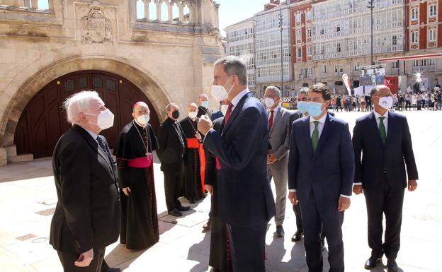 Felipe VI inaugura en la Catedral de Burgos la nueva exposición de las Edades del Hombre