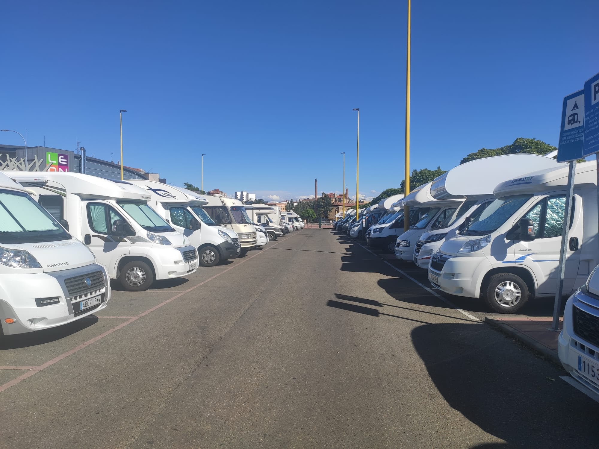 Ciudadanos pide más espacio para autocaravanas en la ciudad de León