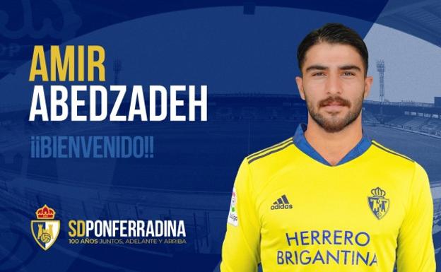 El portero Amir Abedzadeh se incorpora a la SD Ponferradina