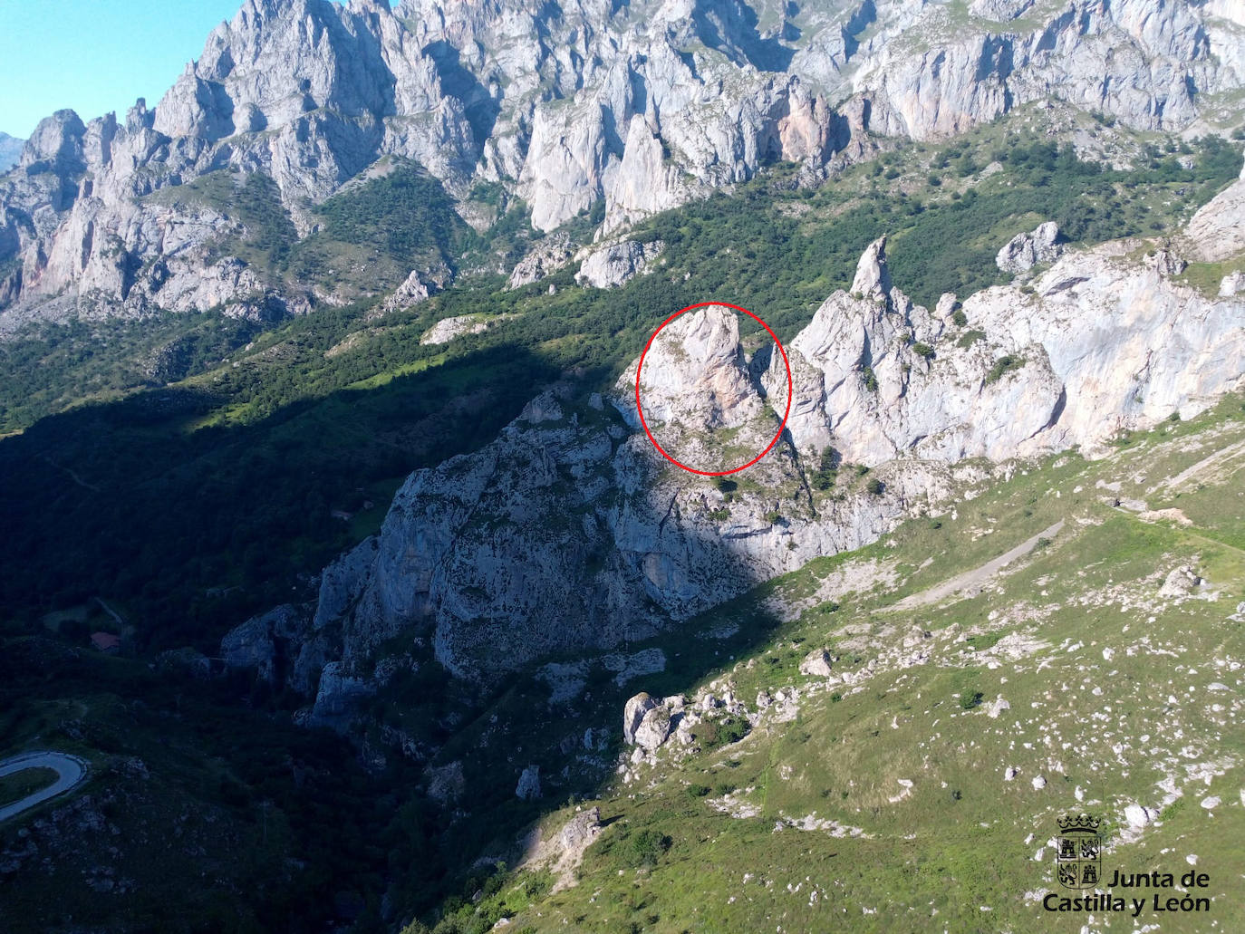 Rescate en la vía Ferrata