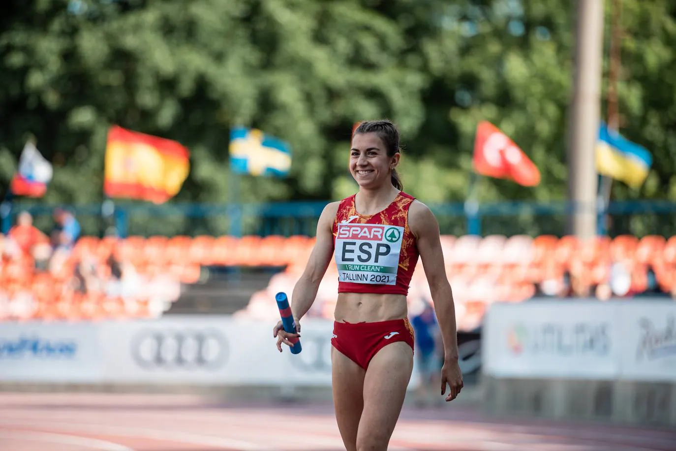 Ángela García Sancho, del Sprint, bate el récord de España de relevos en Estonia
