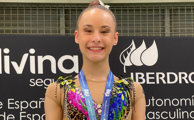 La leonesa Sandra García Álvarez, campeona de España en mazas