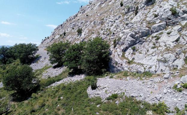 Rescatan en helicóptero a un joven herido en el Pico Gilbo, en Riaño