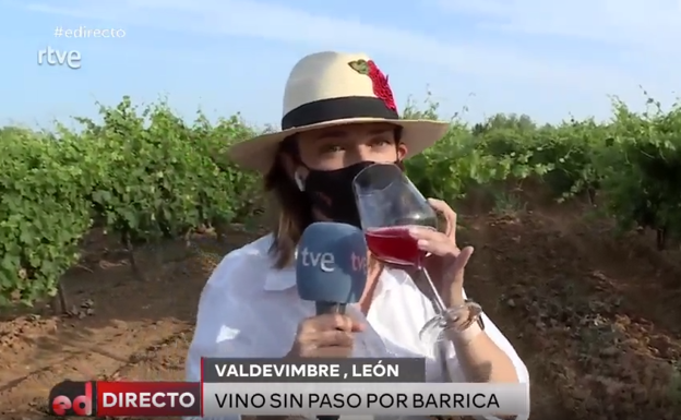 La DO León muestra sus vinos y divulga el 'madreo' en 'España directo' de La 1 de TVE