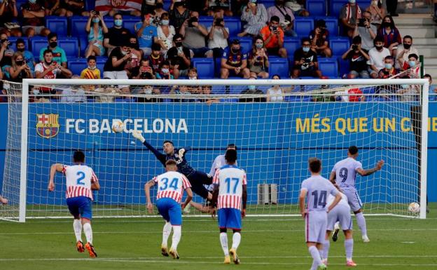 Depay se estrena con gol en la victoria del Barça ante el Girona