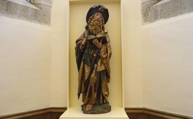 Santiago peregrino de Turcia, pieza del mes en el Palacio de Gaudí de Astorga