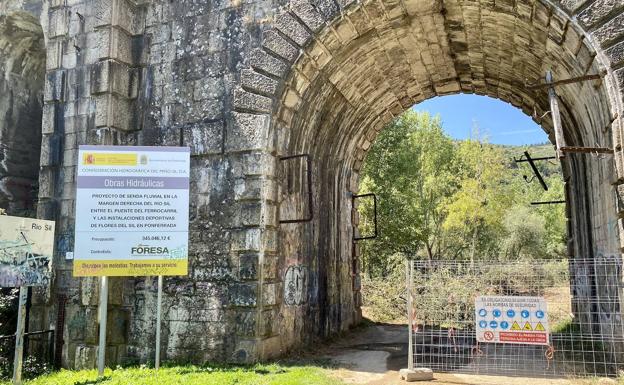 CHMS ya trabaja en la segunda fase de la senda del Sil en Ponferrada