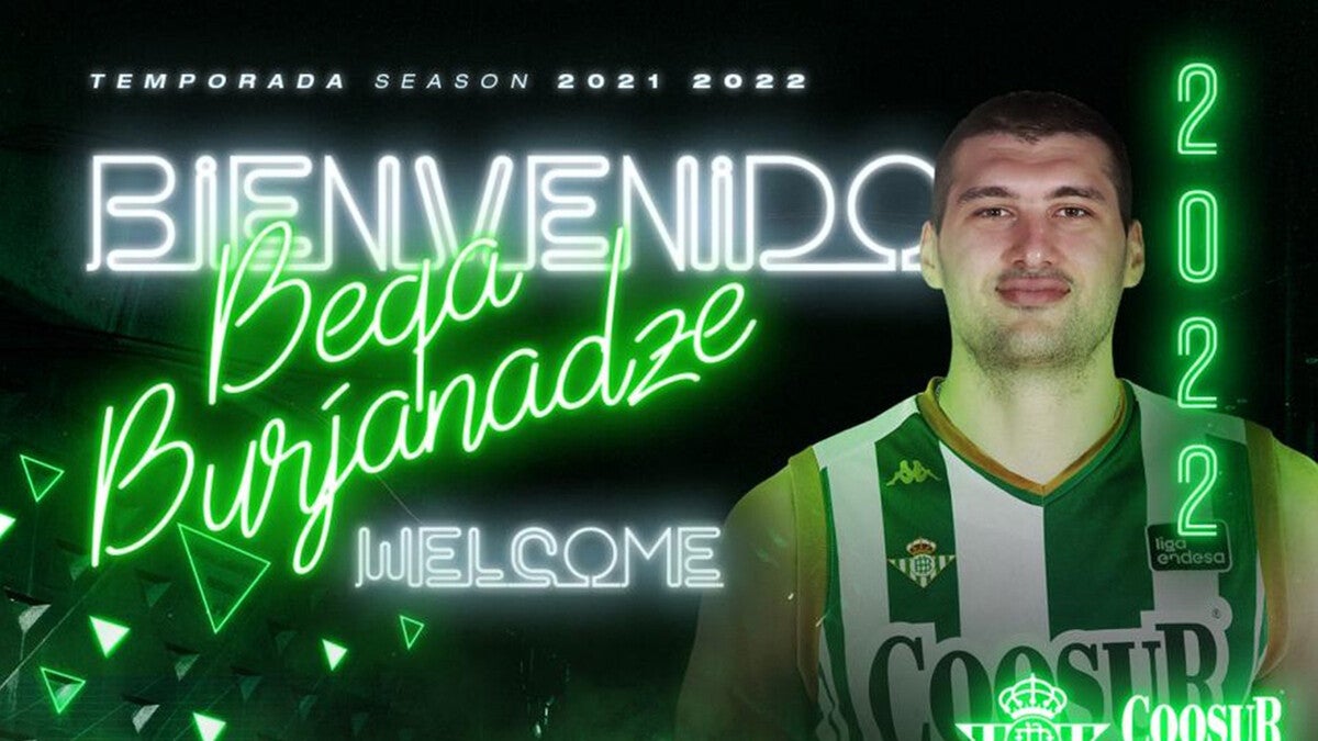 Beqa Burjanadze aterriza en el Coosur Real Betis