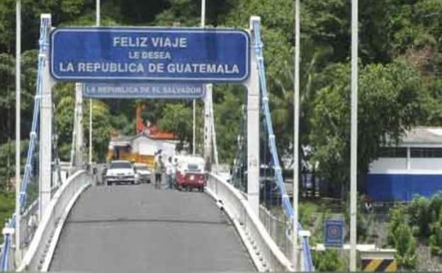 Frontera entre Guatemala y Salvador. /EFE