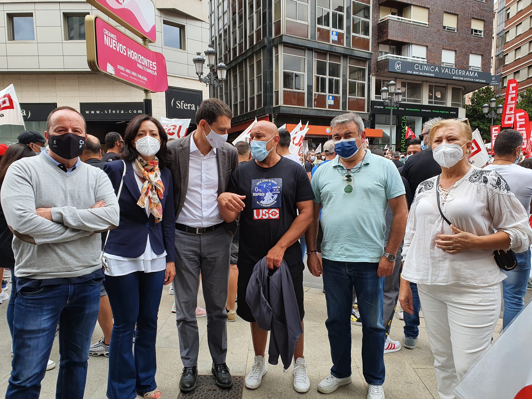 Cs anima a los trabajadores de LM en Ponferrada y apoya la propuesta de ERTE de la Junta