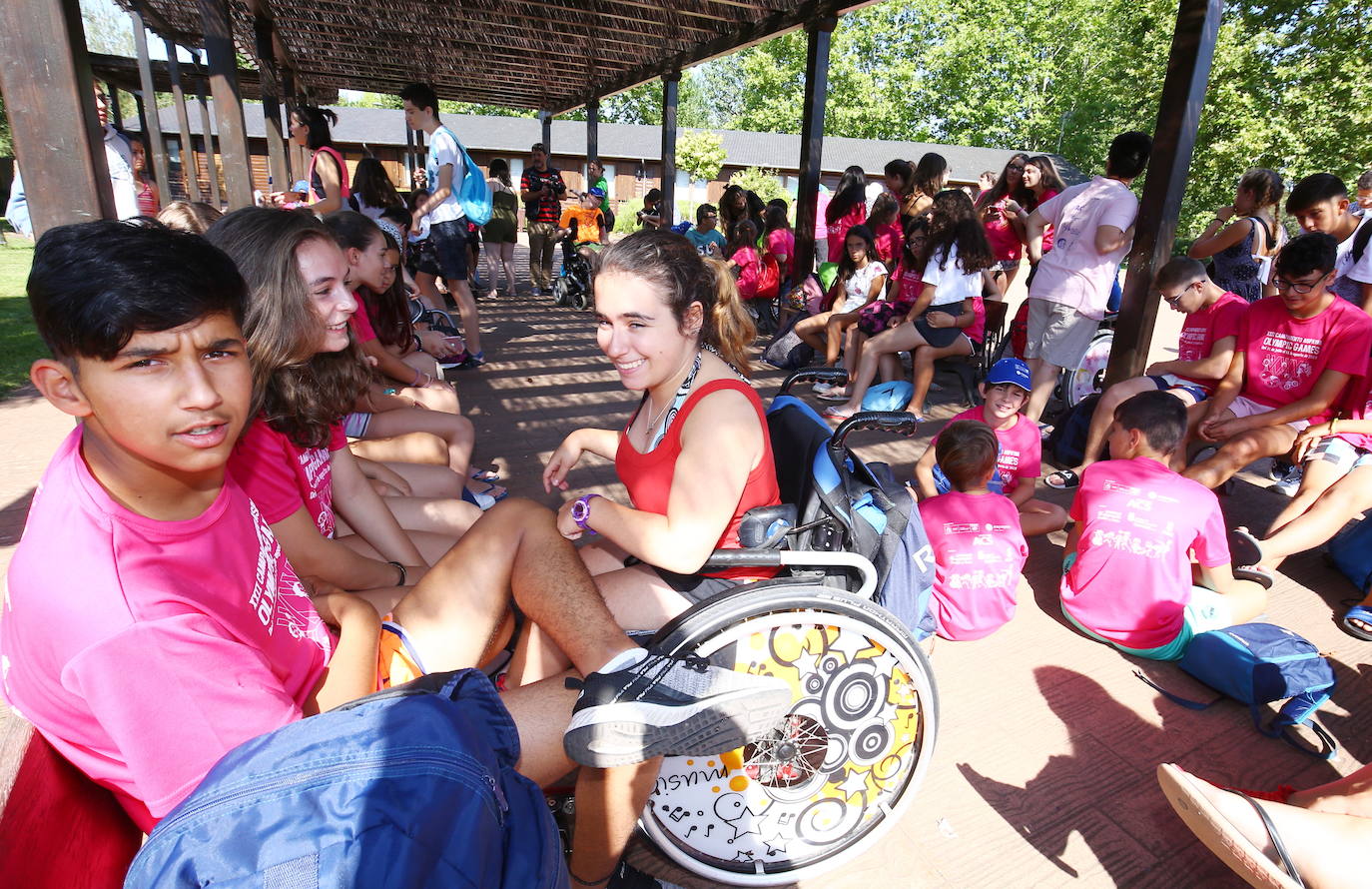 Comienza en Cubillos del Sil el Campamento Aspaym para 30 niños con y sin discapacidad