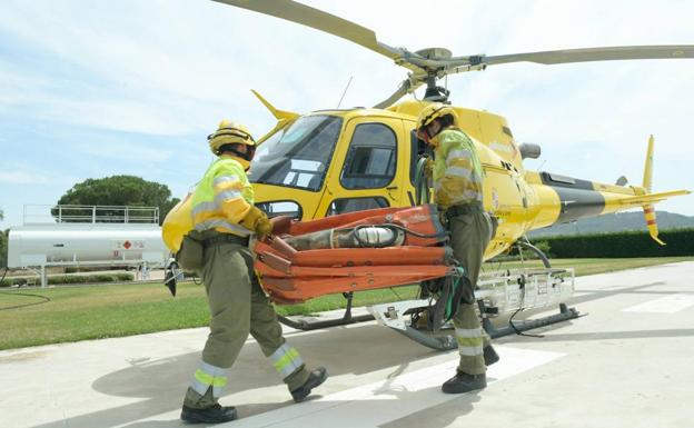 Los medios aéreos y terrestres de la Junta desplazados por un incendio en Portugal regresan a sus bases
