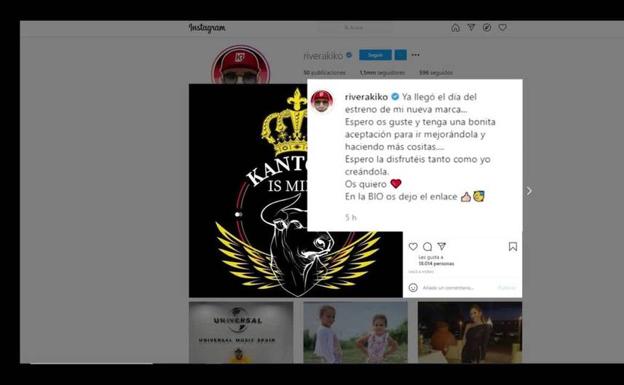 Kiko Rivera presenta su marca 'Kantora is mine'