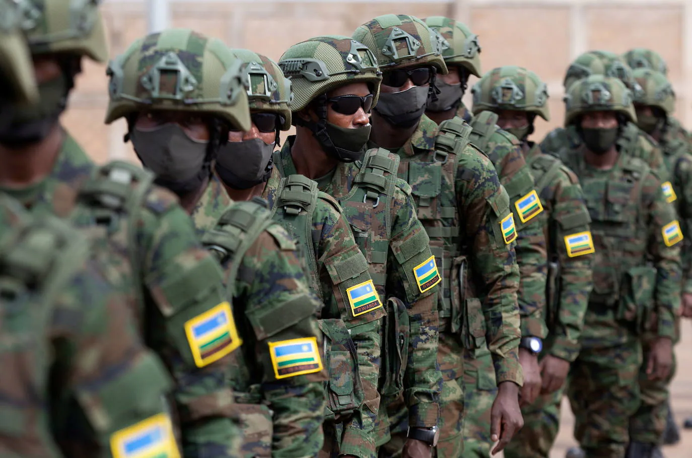 Fuerzas militares de Ruanda./Reuters