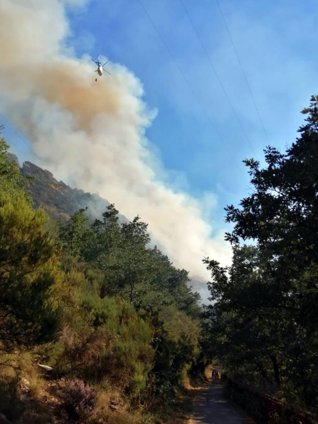 Incendio en Santa Lucía