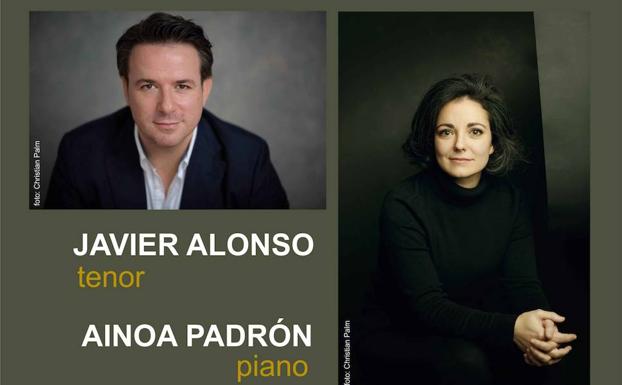 El Teatro Municipal de La Bañeza acoge el concierto del tenor Javier Alonso y la pianista Ainoa Padrón