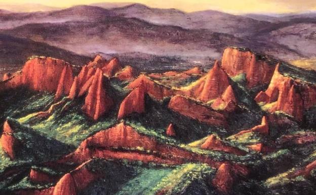 La Asociación de Pintores del Bierzo rinde homenaje a Francisco Yllán, 'el pintor de las Médulas'