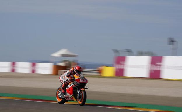 Márquez reniega de su favoritismo en el Motorland