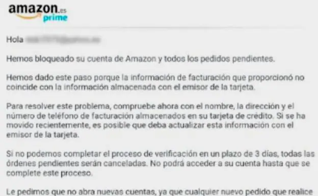 El Incibe de León alerta de falsos correos de Amazon, MediaMarkt y Apple
