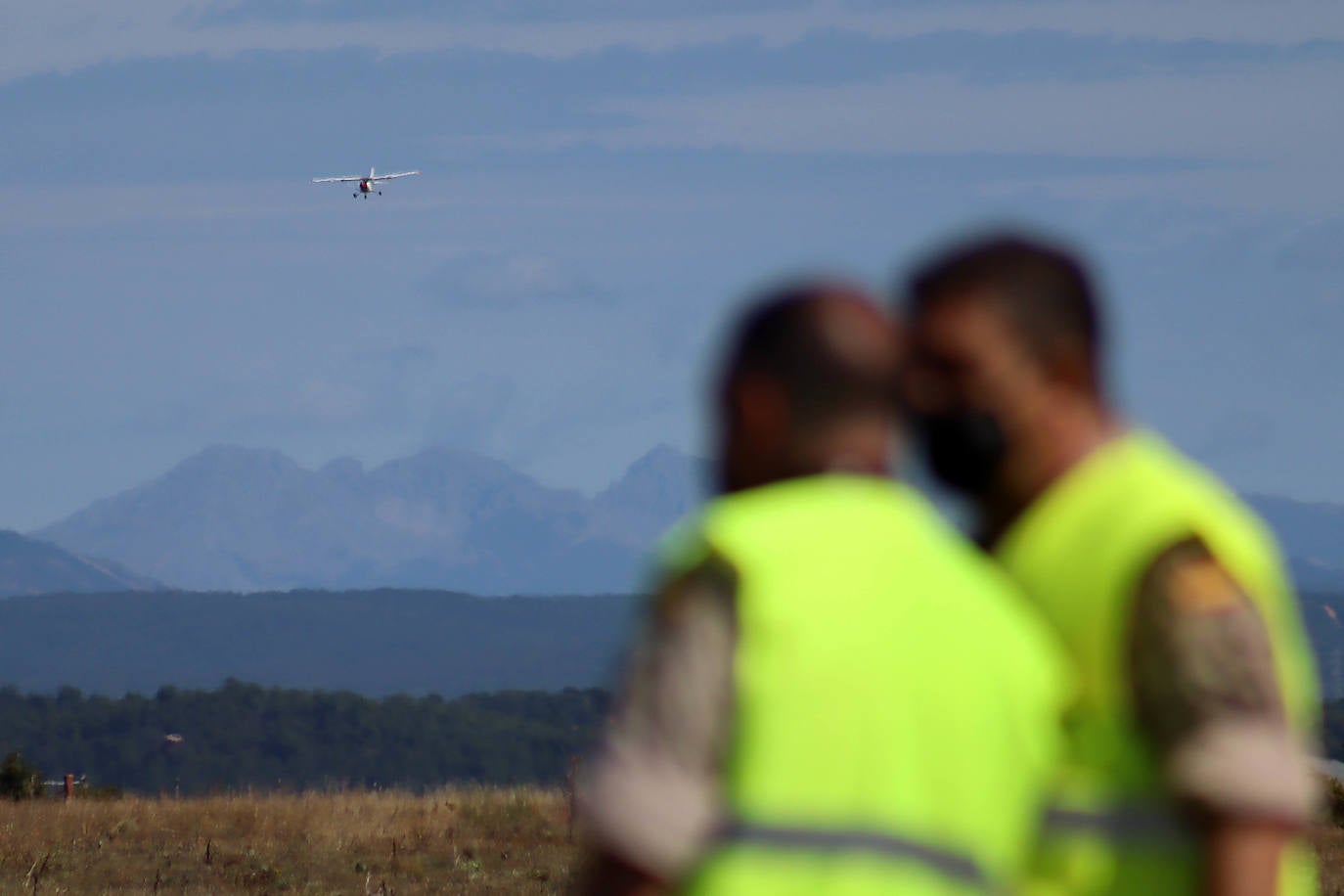 León, primera escala del Raid del centenario de las primeras bases aéreas de España