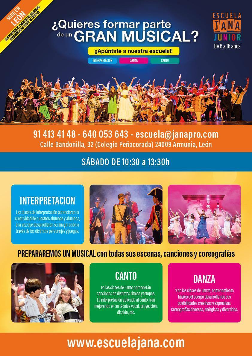 Lega a León la escuela de artes escénicas 'Jana'