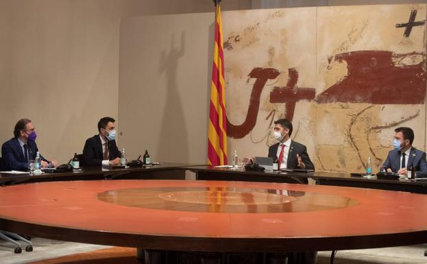 Aragonès impone a Junts la mesa entre gobiernos como objetivo de la legislatura