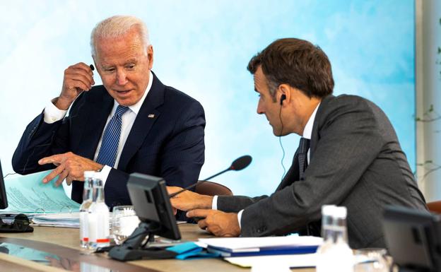 Biden y Macron escenifican la reconciliación tras la crisis de los submarinos australianos