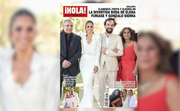 La boda de Elena Furiase y Gonzalo Sierra protagoniza la portada de ¡Hola!