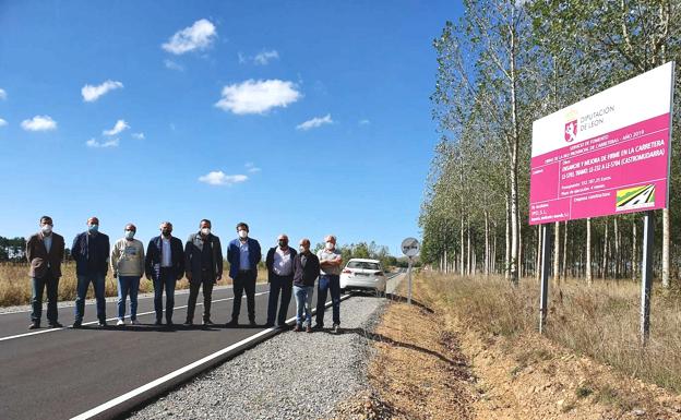 La Diputación concluye el ensanche de la carretera de Castromudarra tras invertir 552.200 euros