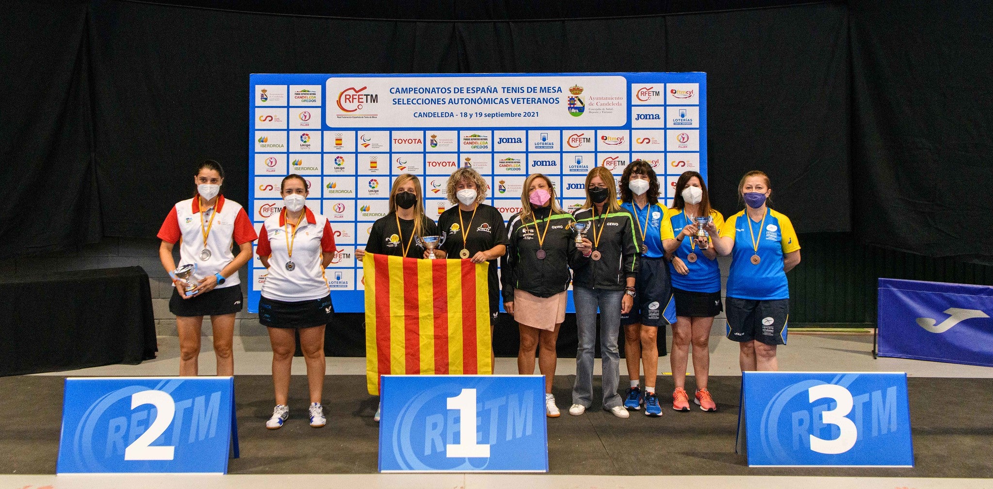 Las leonesas Susana Ablanedo y Cristina Fernández, subcampeonas de España de Veteranas de tenis de mesa