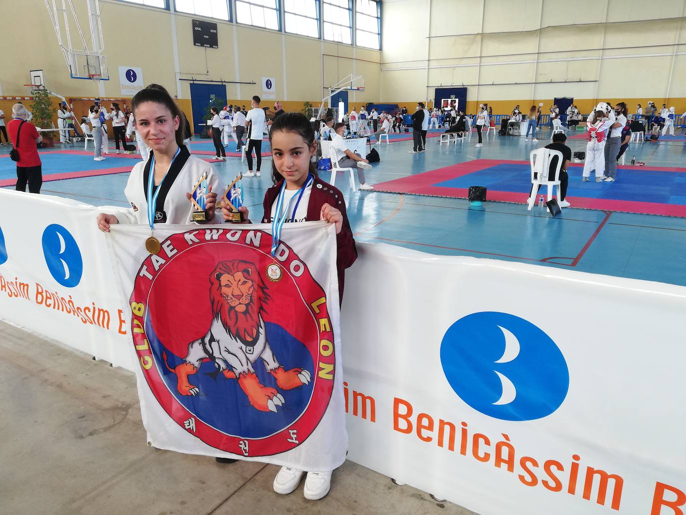 El taekwondo leonés logra un pleno de medallas en Benicassim