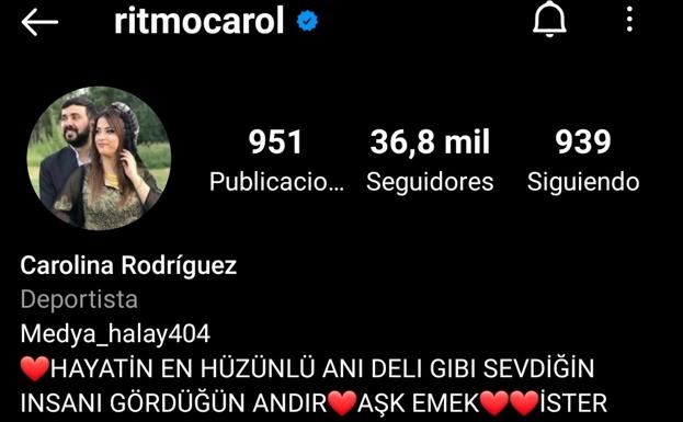Carolina Rodríguez recurre al Incibe para recuperar su cuenta 'hackeada' de Instagram