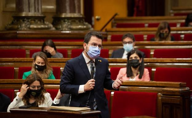 Aragonès exige una ley de amnistía para resolver el caso Puigdemont