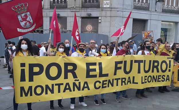 León se une a una manifestación protesta en Madrid contra los megaproyectos de renovables
