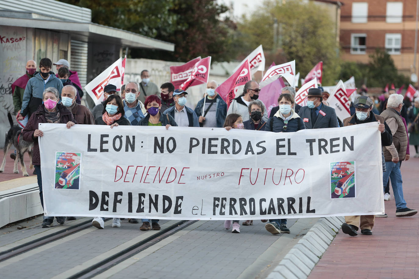 Marcha en defensa de FEVE
