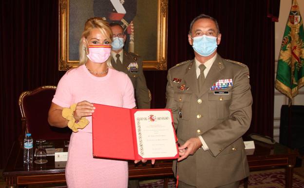 Lydia Valentín, embajadora de la Marca Ejército de la provincia de León